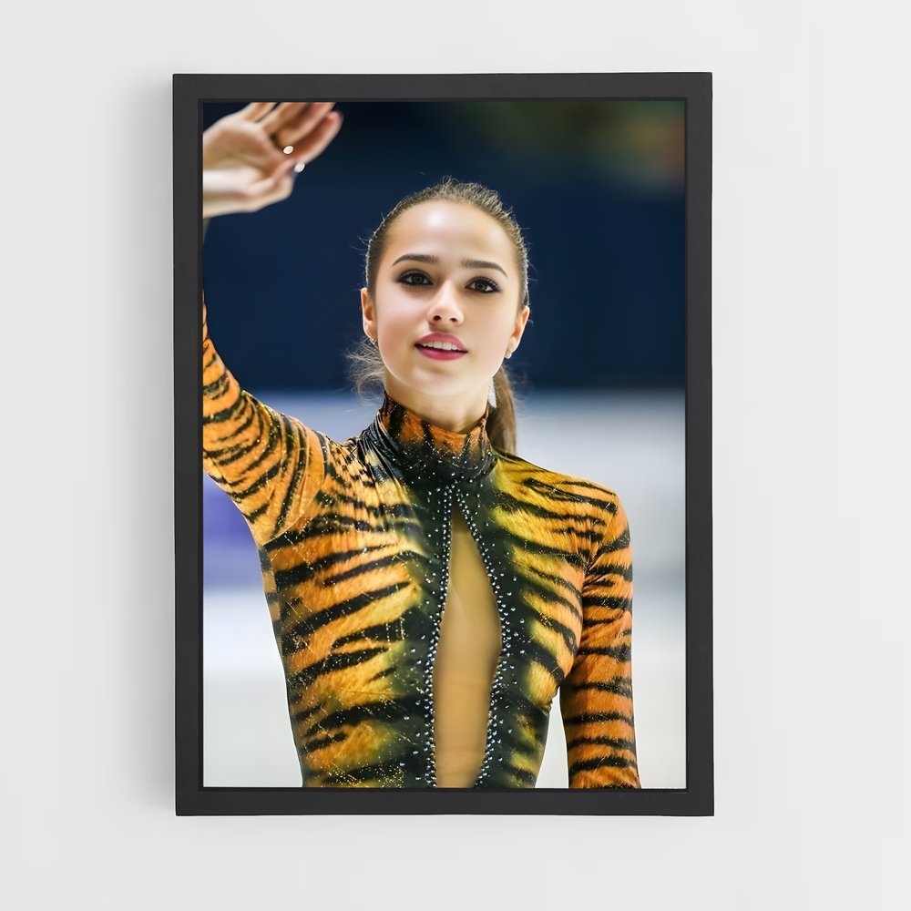 Poster Alina zagitova féline – affiche Patinage artistique (vue 2)